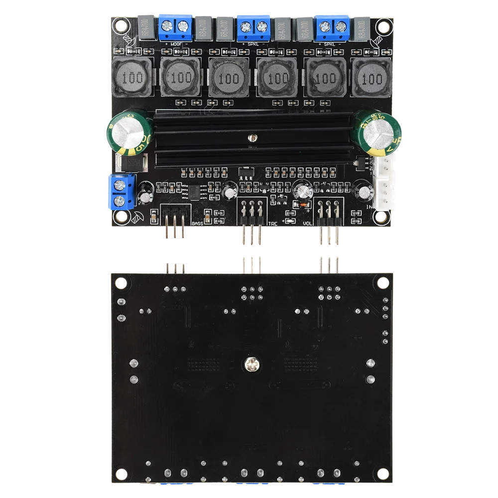 TPA3116D2 Audiophile HIFI Digital Audio Verstärkerplatine DC 10-25V Hochleistungs 50Wx2+100W 2.1 Kanal Subwoofer mit Kabel für DIY – Detail 8