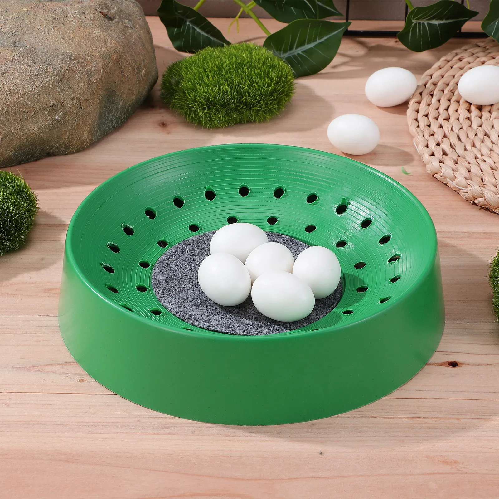 

10Pcs Bird Egg Breeding Basin Pigeon Nest Durable Breathable Washable Rest Bed Parrot Pigeon Supplies Breeding Bird Egg Basin