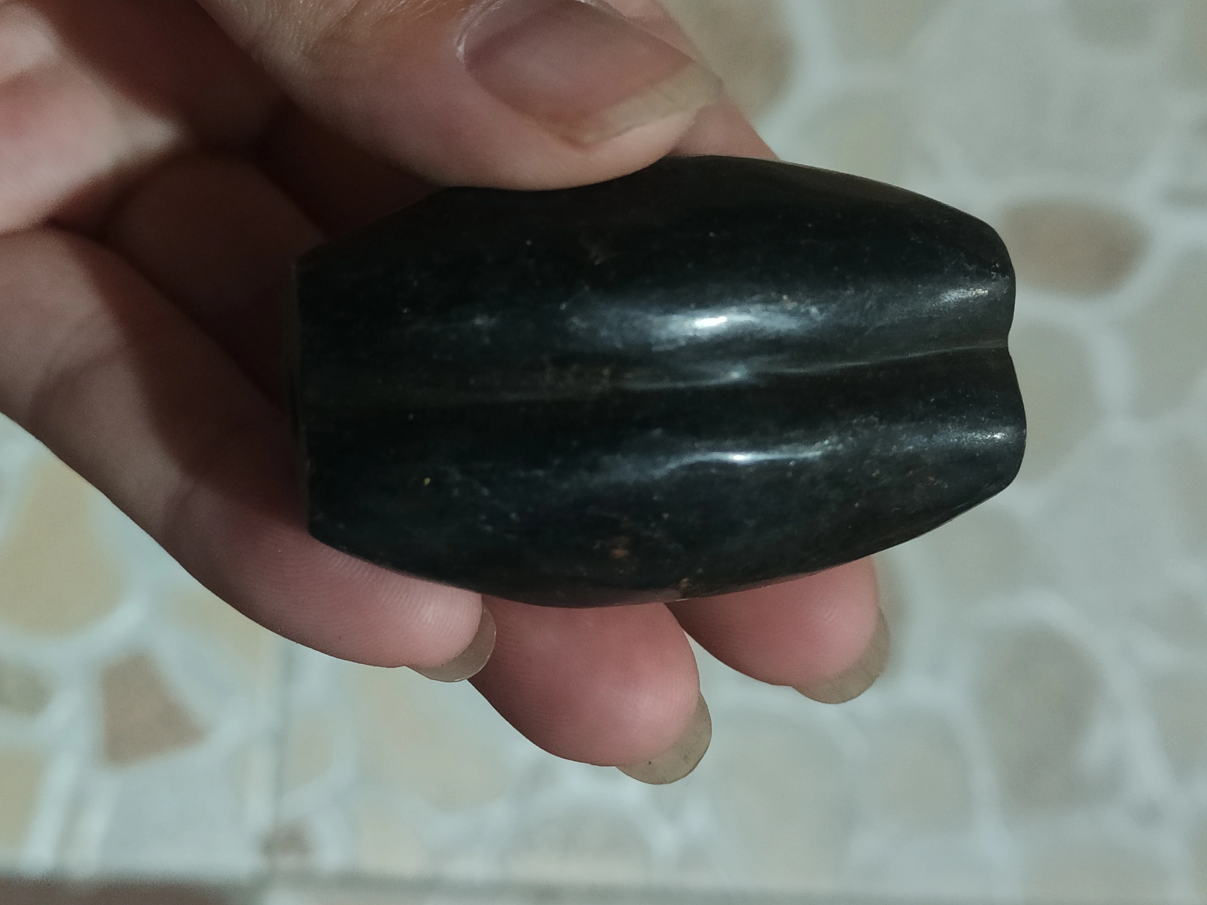 

Chinese Hongshan culture exquisitely carved heaven beads ornaments charms desk melon beads decorative gifts