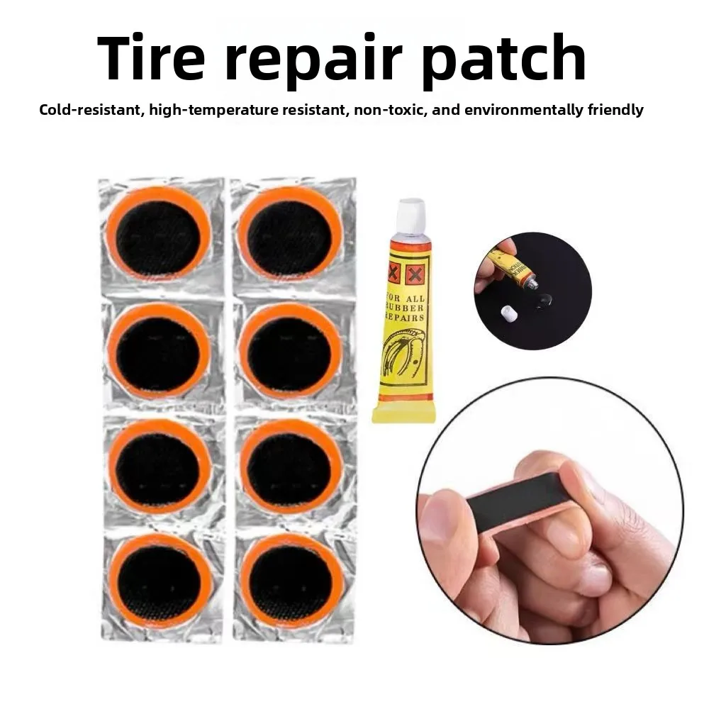 Bike Tire Repair Kit - Essential Tool for Cyclists with Patches, Metal Rasps, Tire Levers & Glue for On-the-Go Repairs - view 4