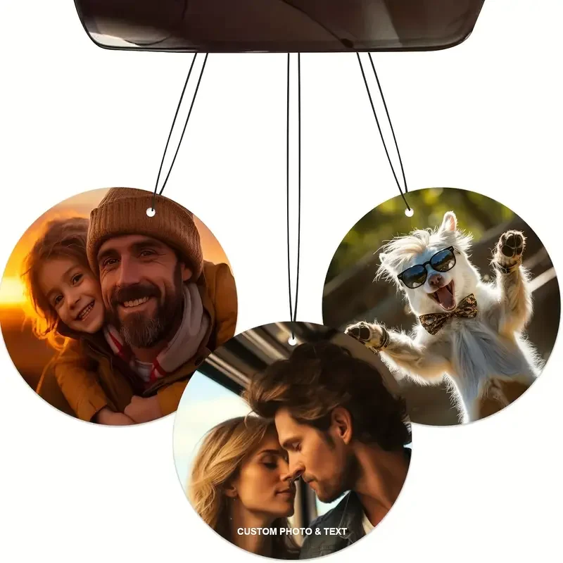 50pcs Customized Fragrance Tablets Car Fragrance Tablets Car Aromatherapy Car Air Freshening Personalized Customized Photo P