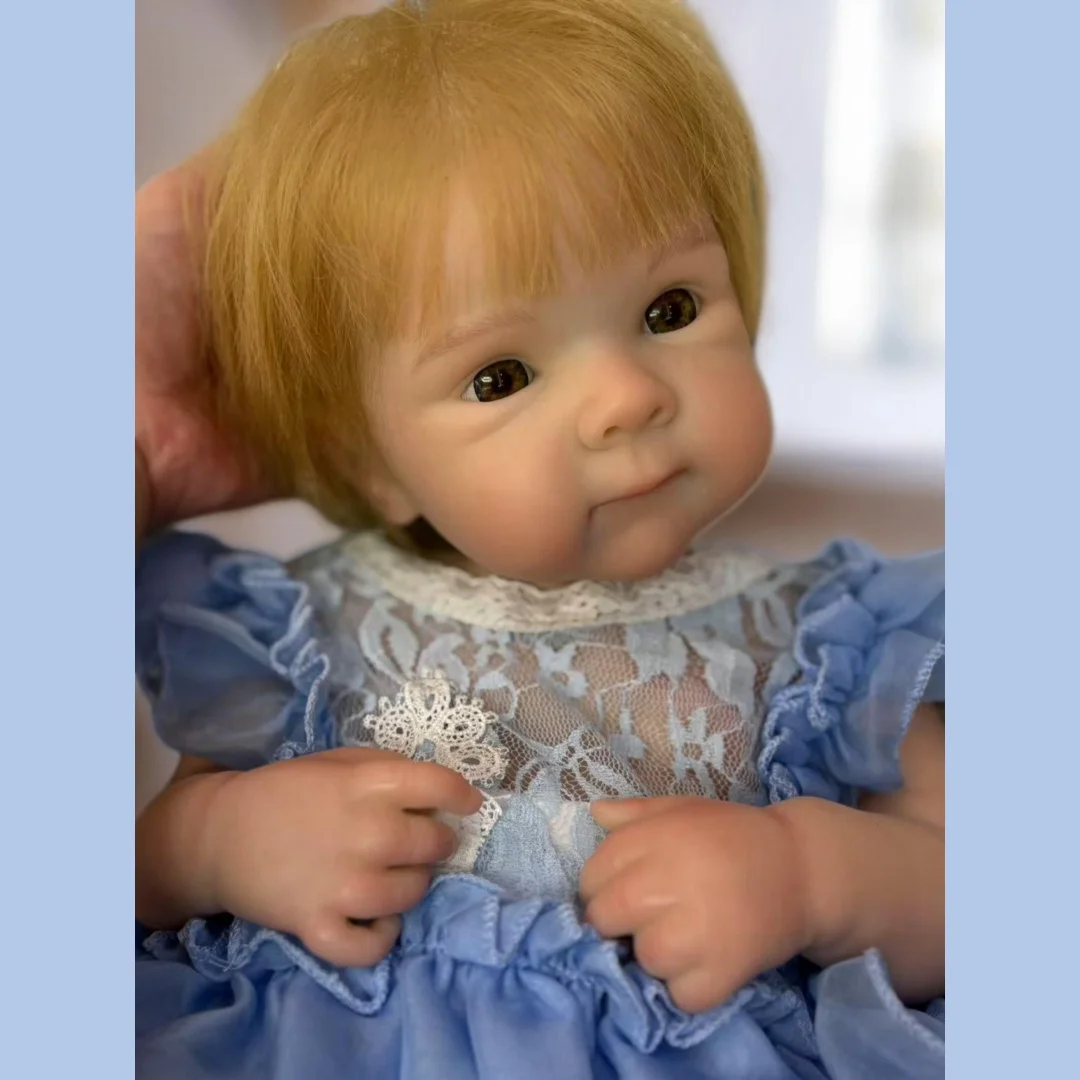 18 pouces peut ouvrir la bouche cheveux enracinés belle Bettie Silicone souple Bebe Reborn fille poupée réaliste nouveau-né fille poupées meilleur cadeau