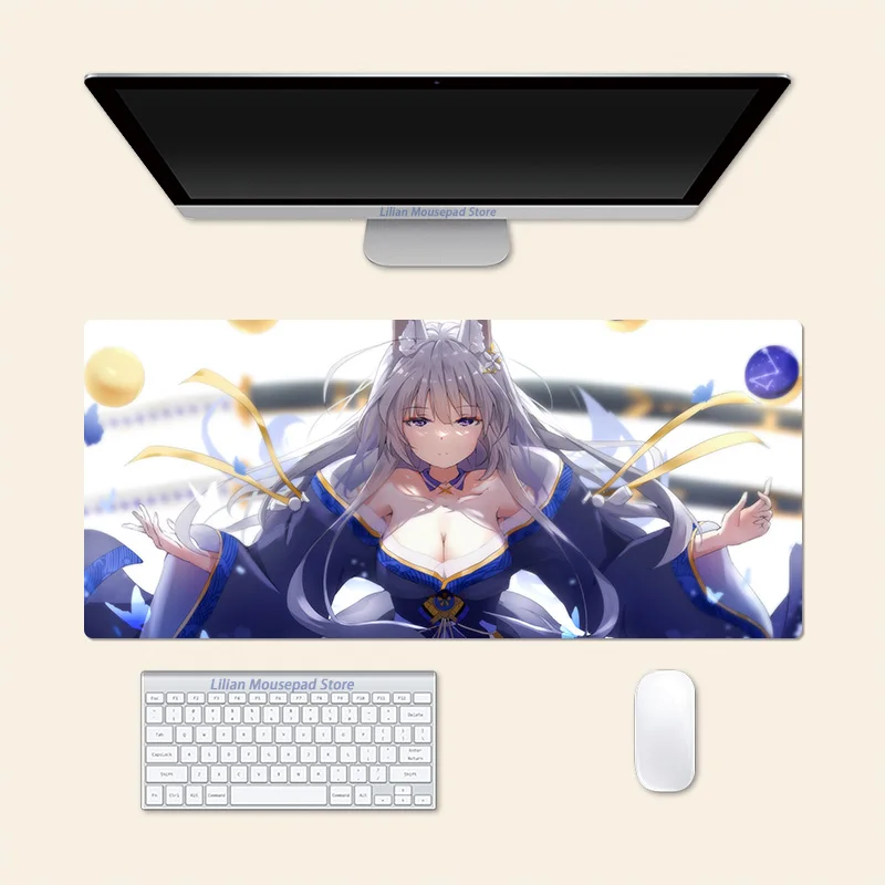 Shinano Azur Lane Anime Large Mouse Pad PlayMat Office Mousepad Game Creative Desk Gaming Mat