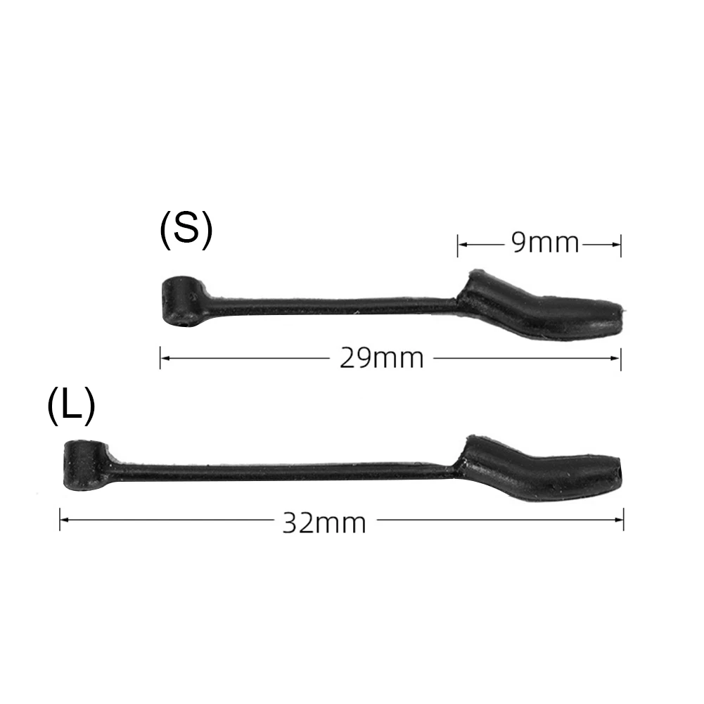 10 Stück Karpfenangeln D Rig Kickers Hakenlinie Aligner für Ronnie Rigs End Tackle