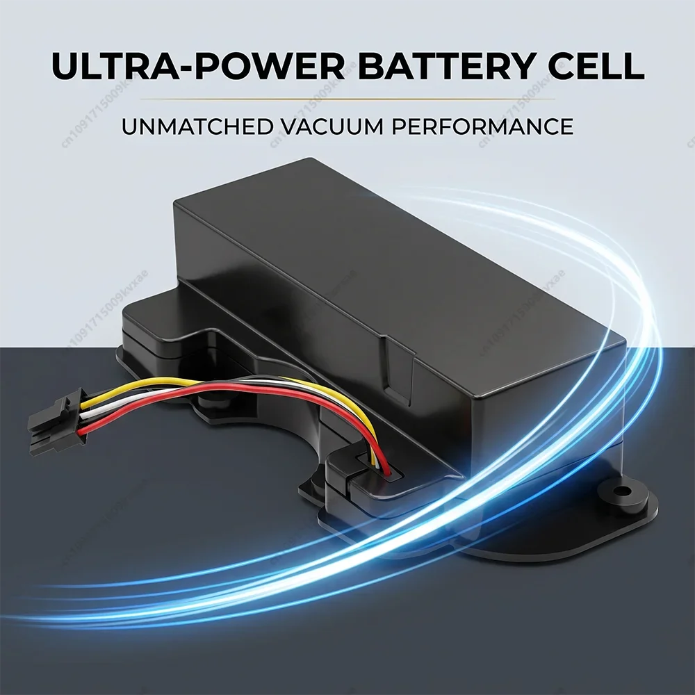 Robotic Vacuum Cleaner Replacement Battery Pack 14.8V 12800mAh for Cecotec Conga 4490 4090 4690 4590 Spare Accessories