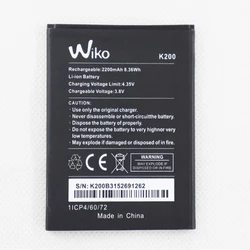 2200mAh k200 Mobile Phone Replacement Batteria For WIKO K200 Battery  Batterie