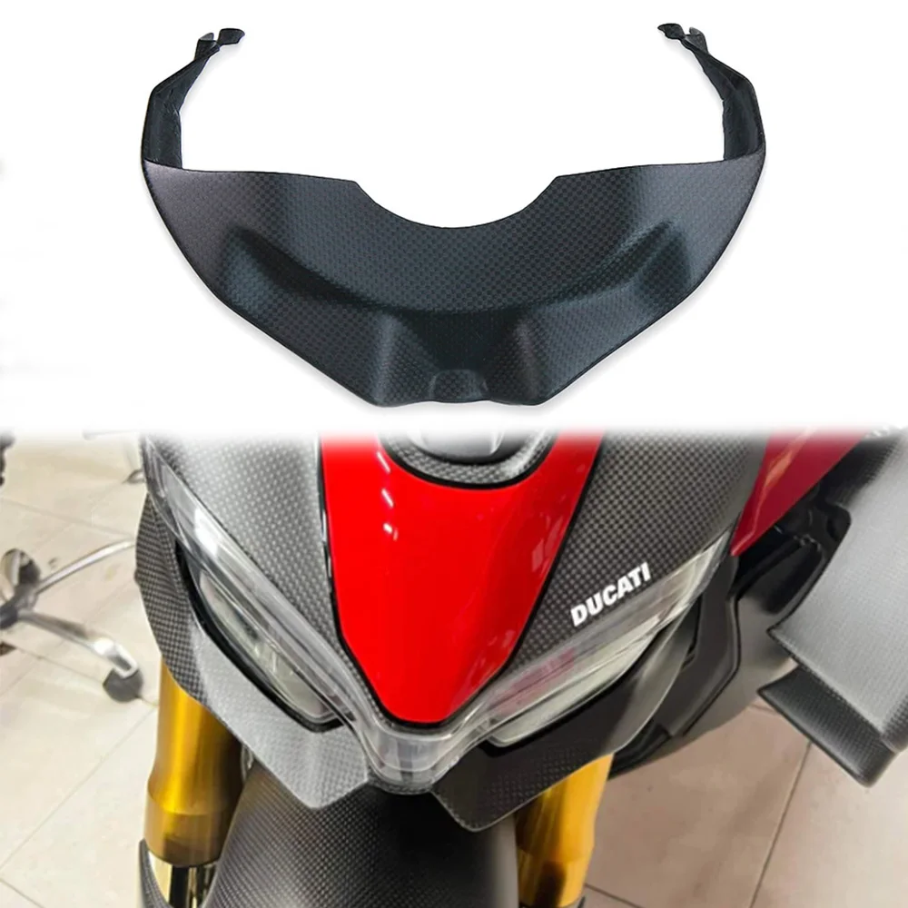 

100% 3K Carbon Fiber Headlight Under Fairing Cowl Motorcycle Accessories Fairings Kit Parts For Ducati Streetfighter V4 V4S V2