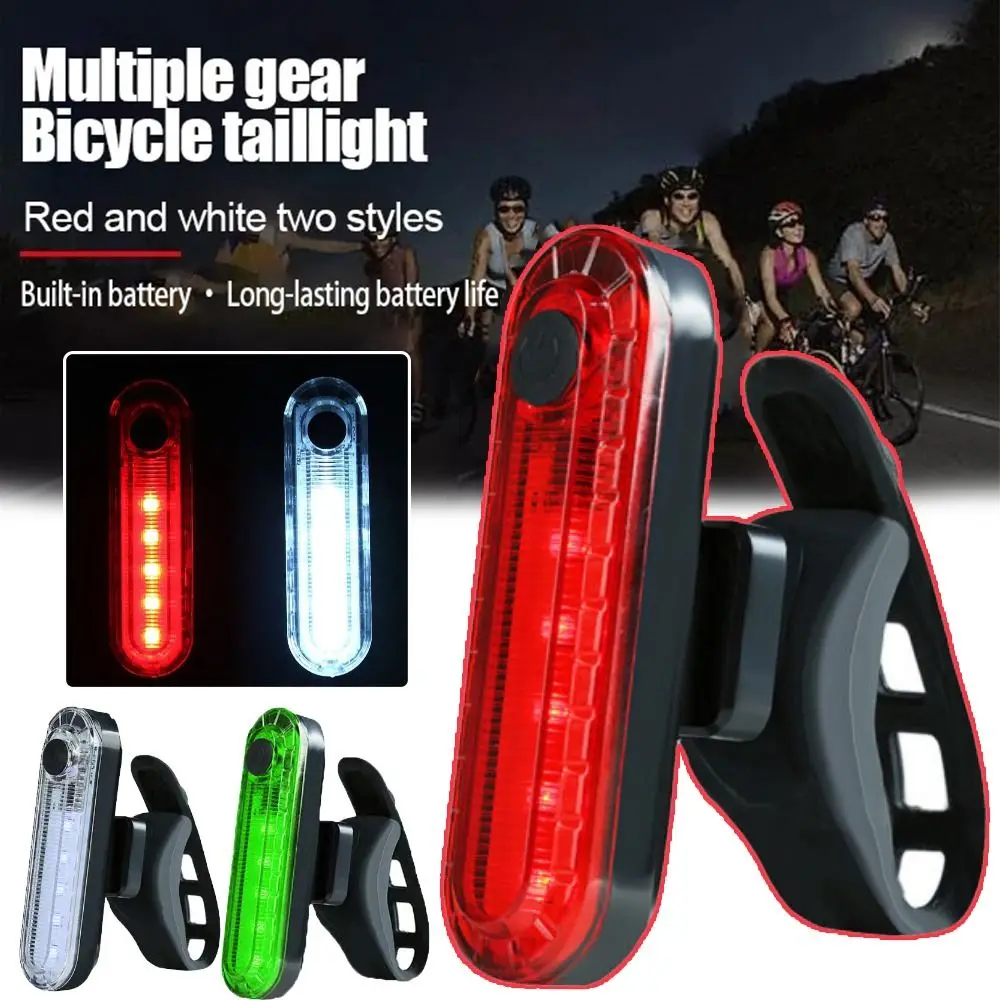 Rear Bike Tail Light USB Rechargeable Ultra Bright Taillights Bicycle Led Warning Light Mountain Riding Cycling Tail Lamp