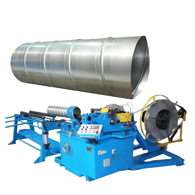 Spiro Steel Round Spiral Pipe Duct And Tube Making Roll Forming Machine For Sale