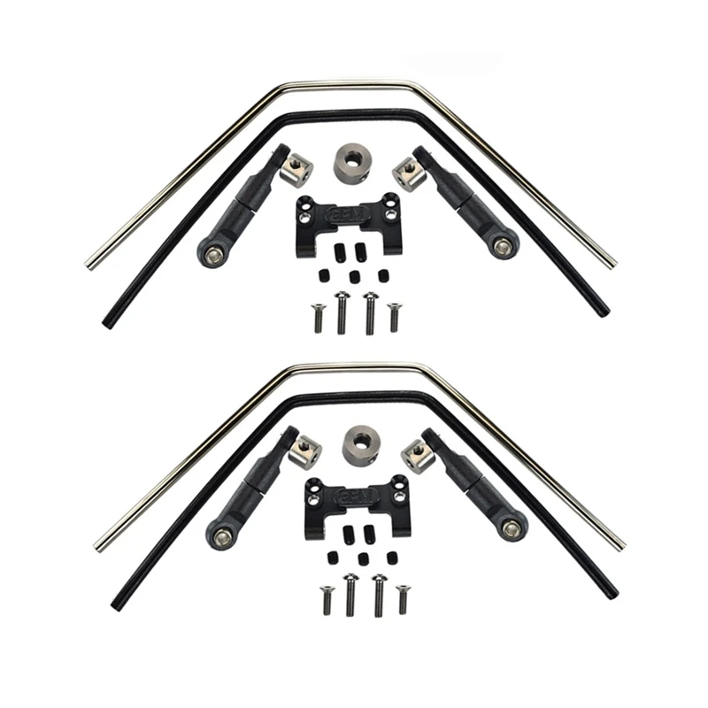 

Metal Front And Rear Sway Bar Set For 1/8 Traxxas Sledge RC Car Upgrade Parts Spare Accessories