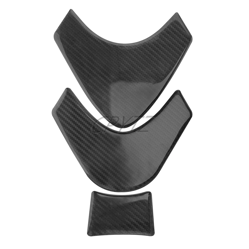 Image of Passend für CBR HRC RVF VFR CBR600RR CBR1000RR CB400 F2/F3/F4/F4i Carbon-Look Motorrad Tankpad Aufkleber Tankdeckel Abdeckung Sticker
