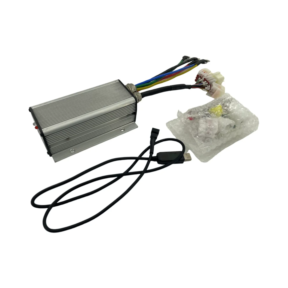 Kelly KLS7218S 24V-72V 200A SINUSOIDAL Controller with USB Programmable Cable for 1500-2000W Brushless Motor