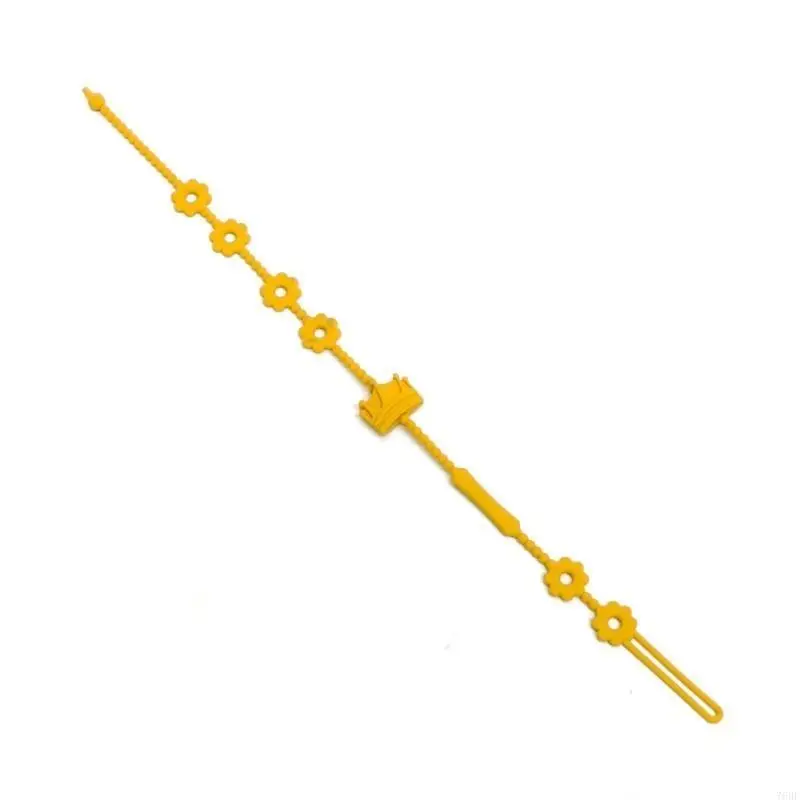 

76HF Baby Pacifier Holder Infant Pacifier Clip Silicone Baby Soother Chain Toy Clip