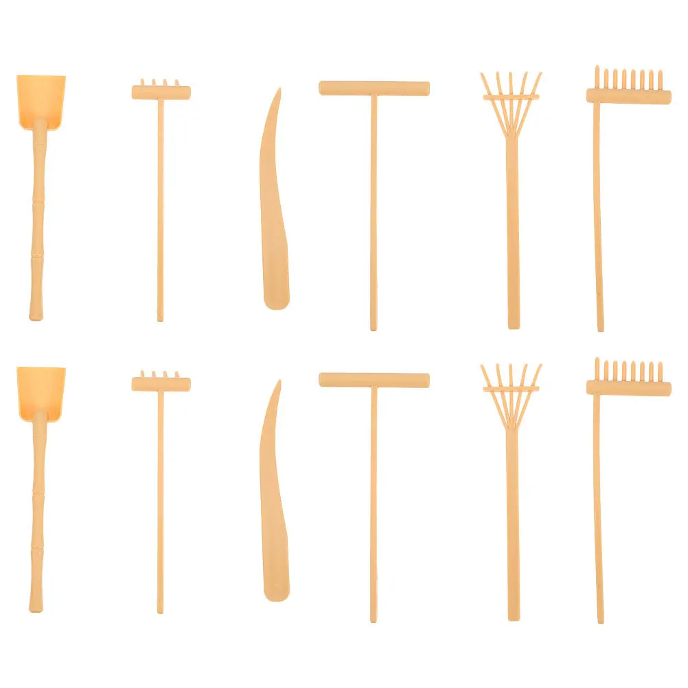 

2Sets Zen Garden Rake Sand Table Tool Set Mini Rakes for Desk Creative Sand Tray Tools Stress Relief Zen Garden Supplies