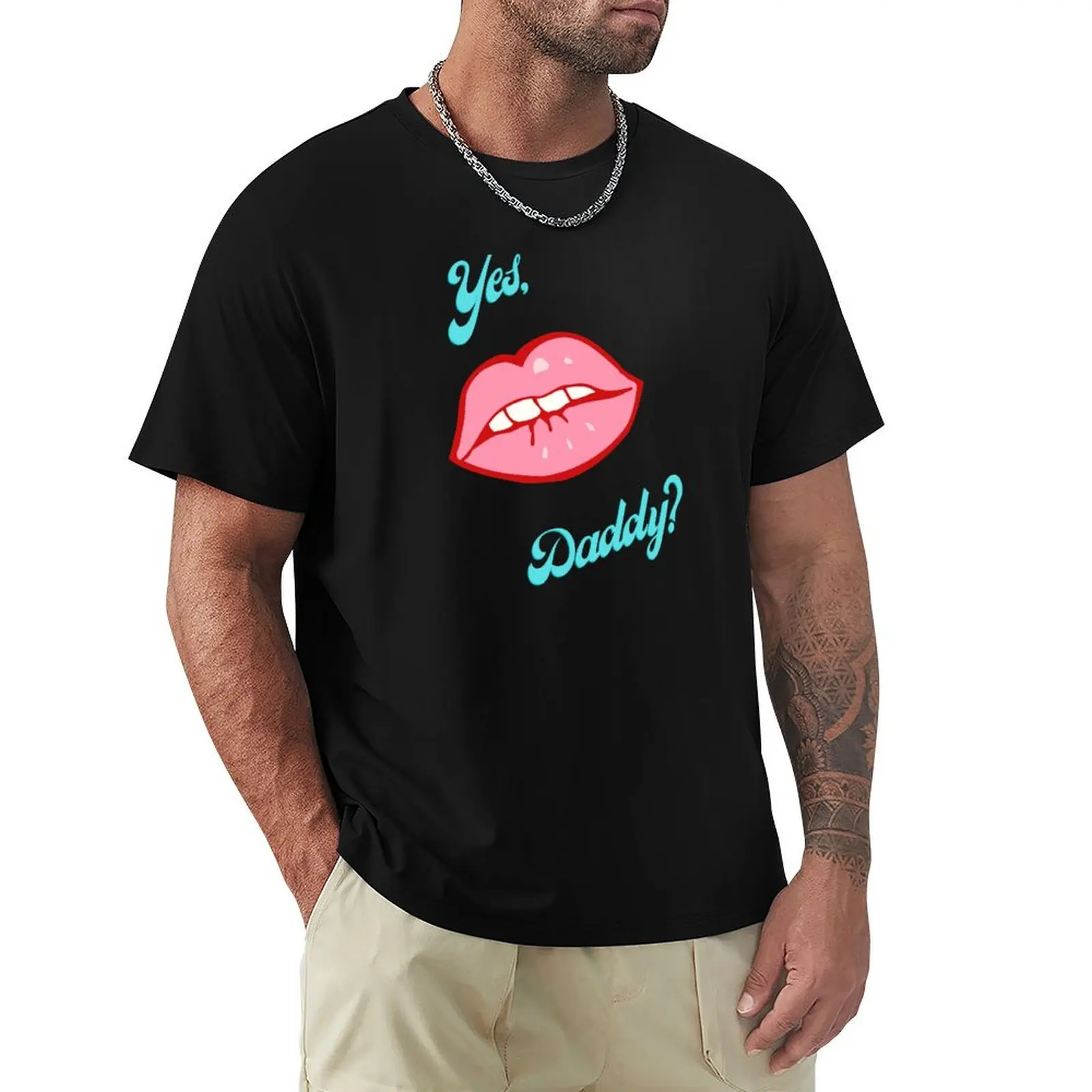 

Yes Daddy T-Shirt shirts graphic tee funny costumes vintage clothes baggy shirts mens fashion