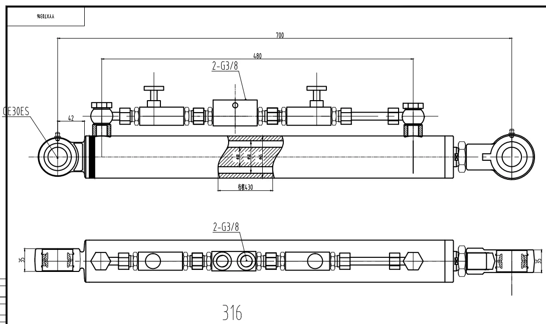 Professional factory produces hydraulic cylinders for construction machinery, which are durable and customizable