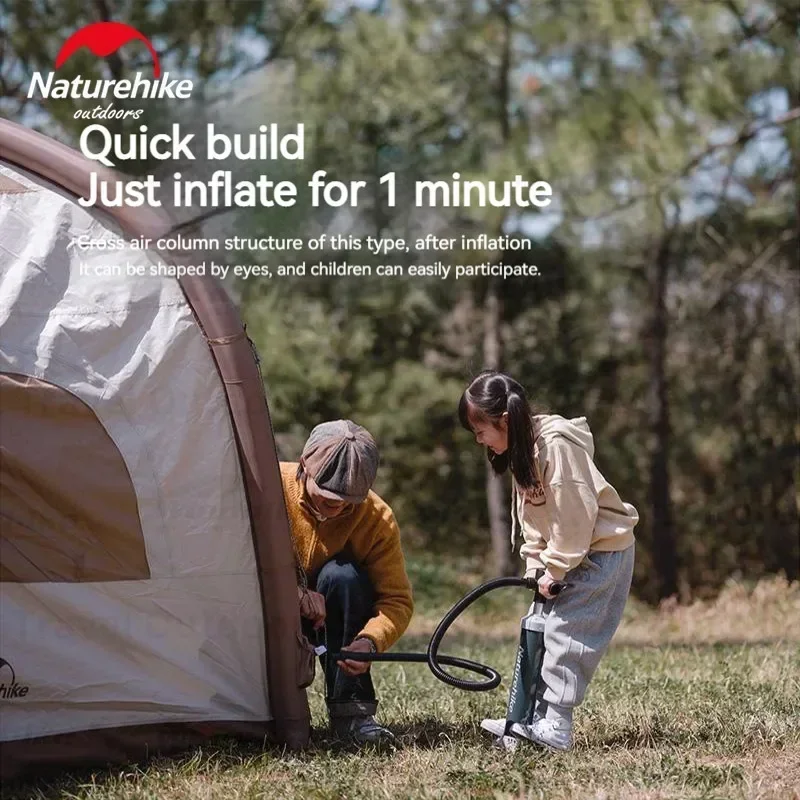 Imagem -05 - Barraca Inflável Portátil para Camping Impermeável e Ultraleve Abrigo de um Toque para Pessoas