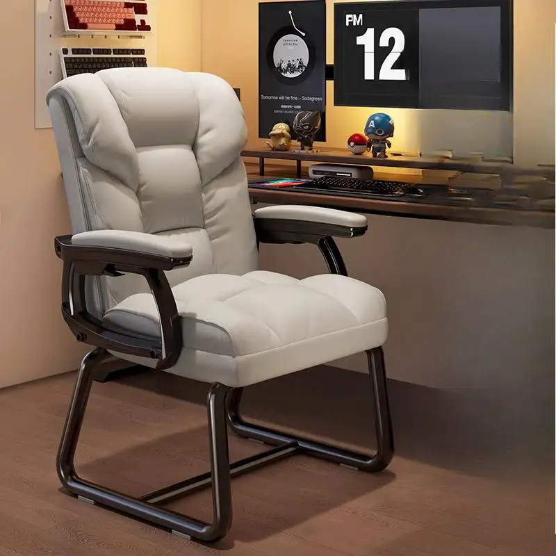 Modern Pillow Office Chair Headrest Support Girl Comfortable Relaxing Computer Chair Ergonomic Arm Bureau Stoel Office Furniture