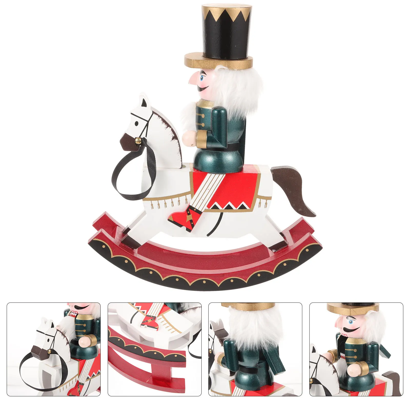 

Wooden Nutcracker Christmas Nutcracker Decorative Home Ornament Xmas Tabletop Decoration Christmas Decorations