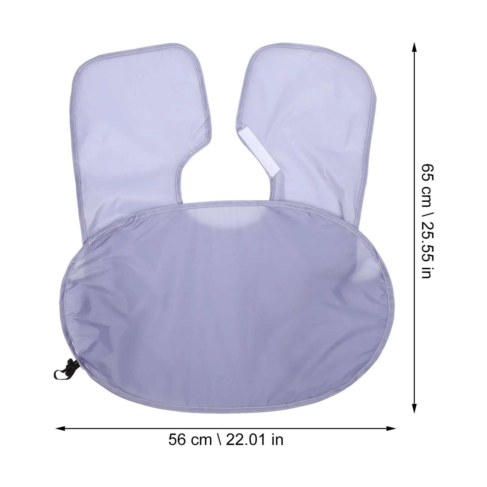 1Pcs Beard Trimming Apron Heavy Duty Polyester Shaving Bib Keeps Wash Basin Clean Beard Collector Prevents Clogged Drains Cape