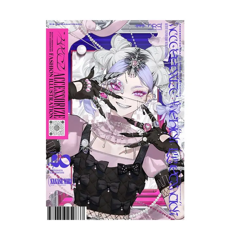 

Accessorize Fashion Illustration Art Book Nanase Mihiro Fashion Accessory Illustration Collection Book for Fashion Designers