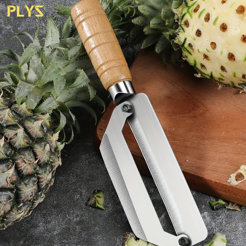 PLYS - Sugarcane Peeler Knife Fruit Pineapple Peeler Cane Knife Multi-purpose Fruit Paring Knife