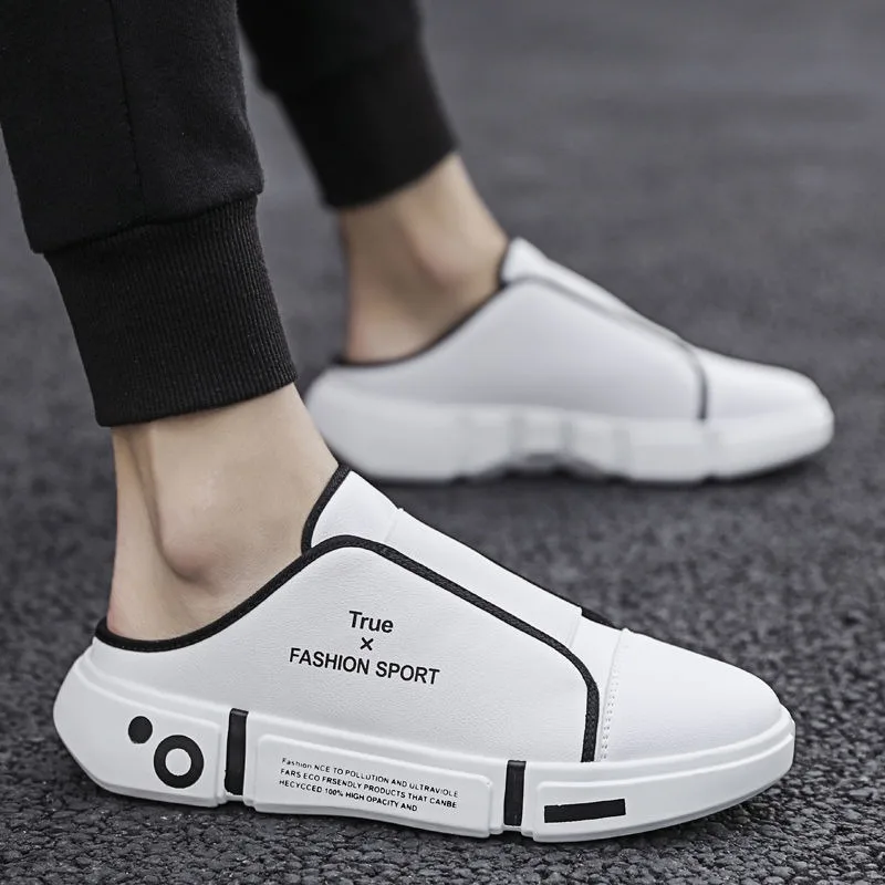 Designer Trendy Men's Casual Shoes 2024 Summer New Comfortable Breathable Sneakers Male Versatile Half Slippers Sandals Hot Sale