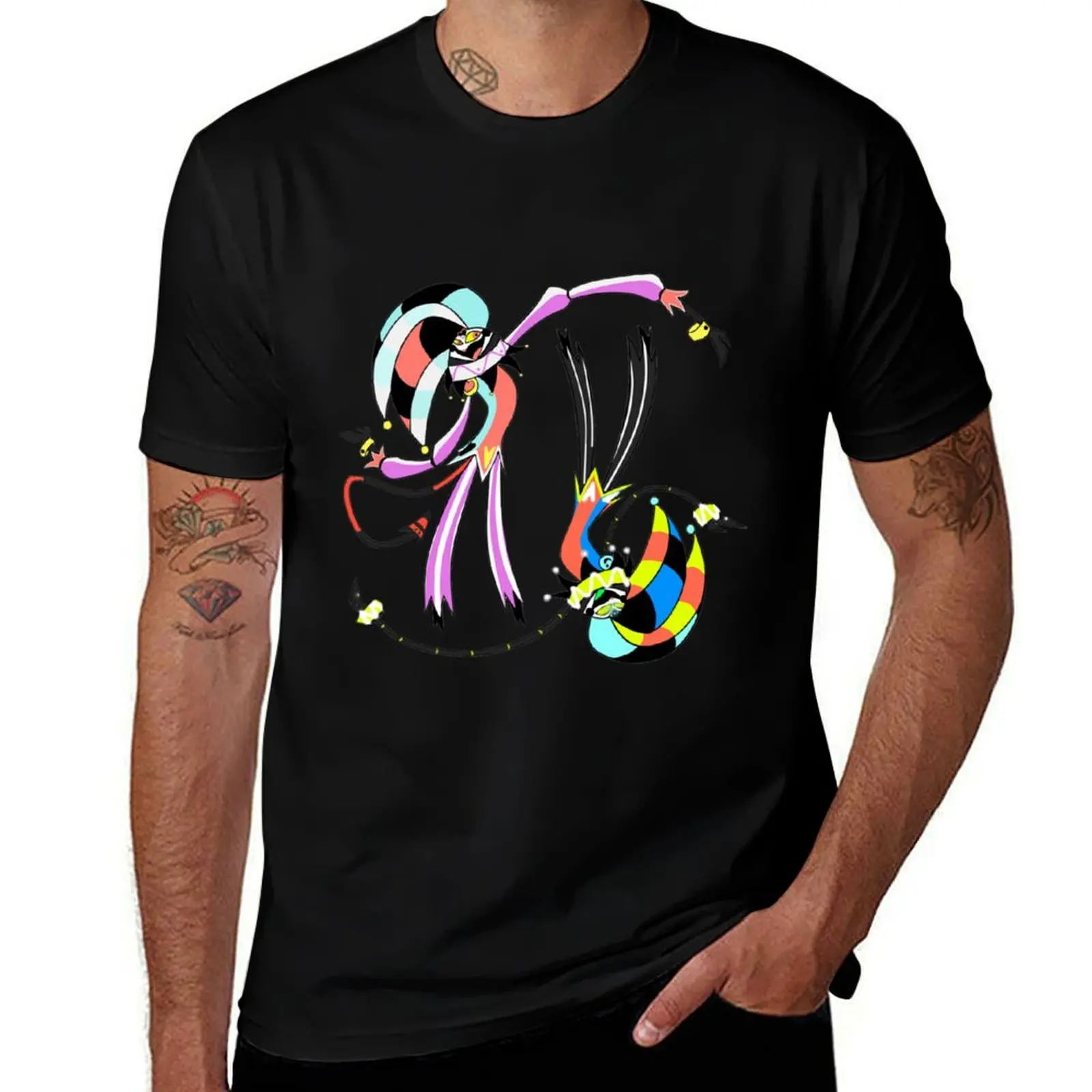 Fizz x2 (Fizzarolli and Robotic Fizzarolli Robo Fizz) Classic . T-Shirt Simple Casual Short Sleeve Cotton T-Shirt