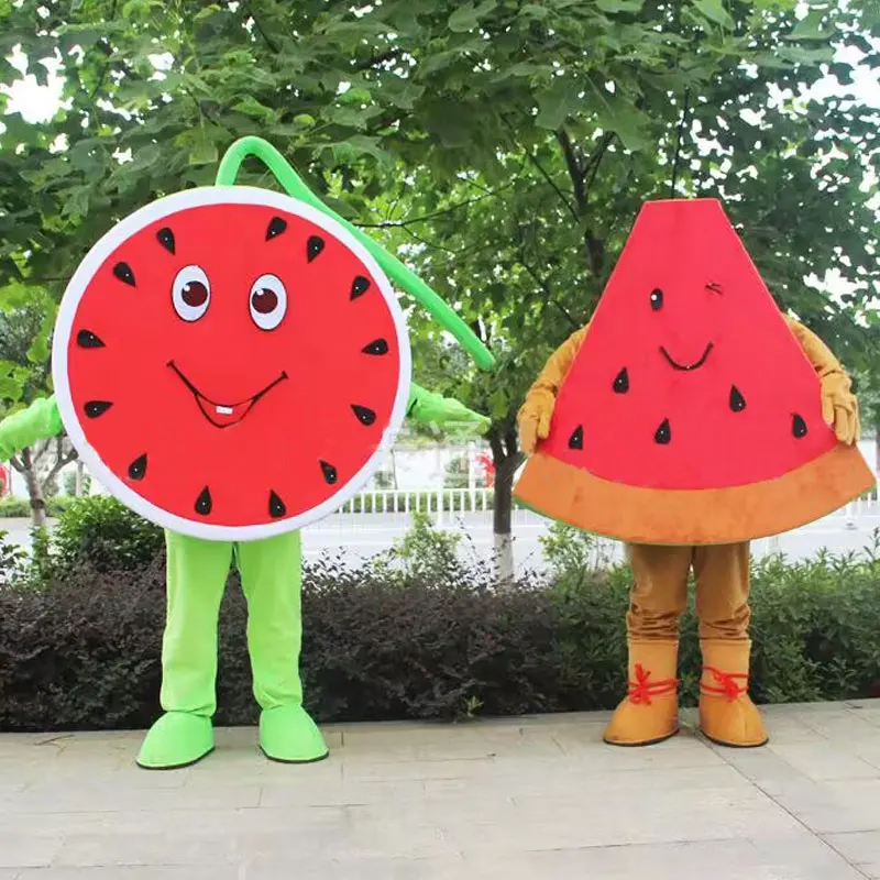 New Funny Watermelon Fruit Cartoon Mascot Costume Adult Party Christmas Halloween Carnival Cosplay Costume