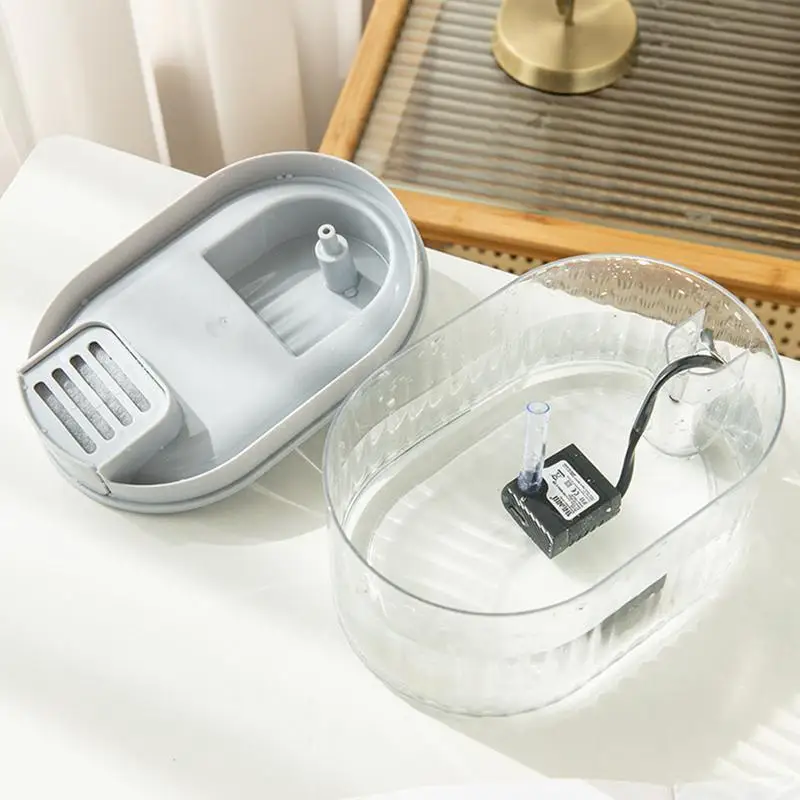 

Cat Fountain Cat Drinking Fountain Silent Automatic Dispenser 1.5L Large Capacity Animal Bowl For Dog Indoor Pet Home Travel