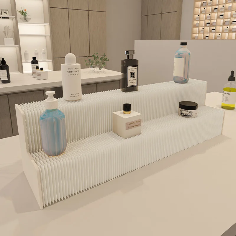 Commodity display table Multi-layer dessert table Wedding banquet snack table Folding product display stand