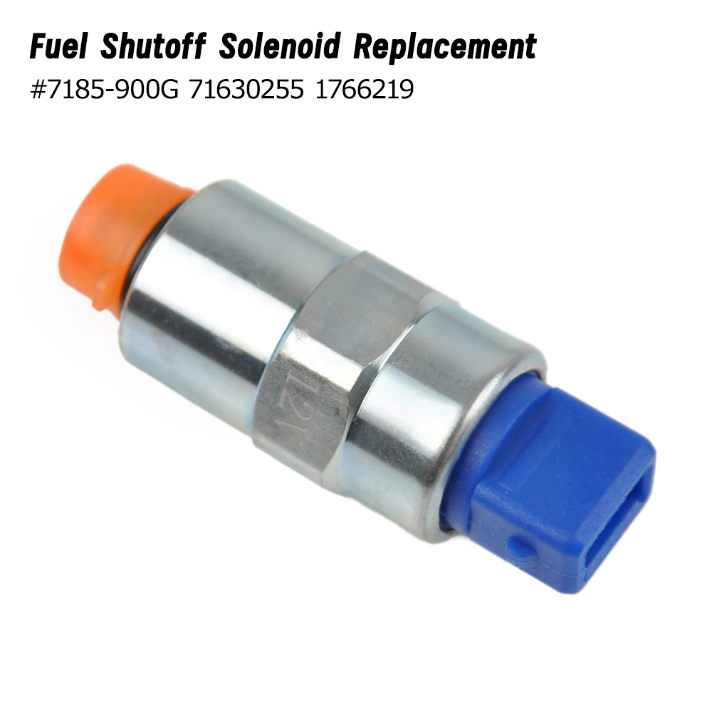 Fuel Pump Solenoid 71630255, 1766219,7185-900G for Delphi/Perkins 12V Engine