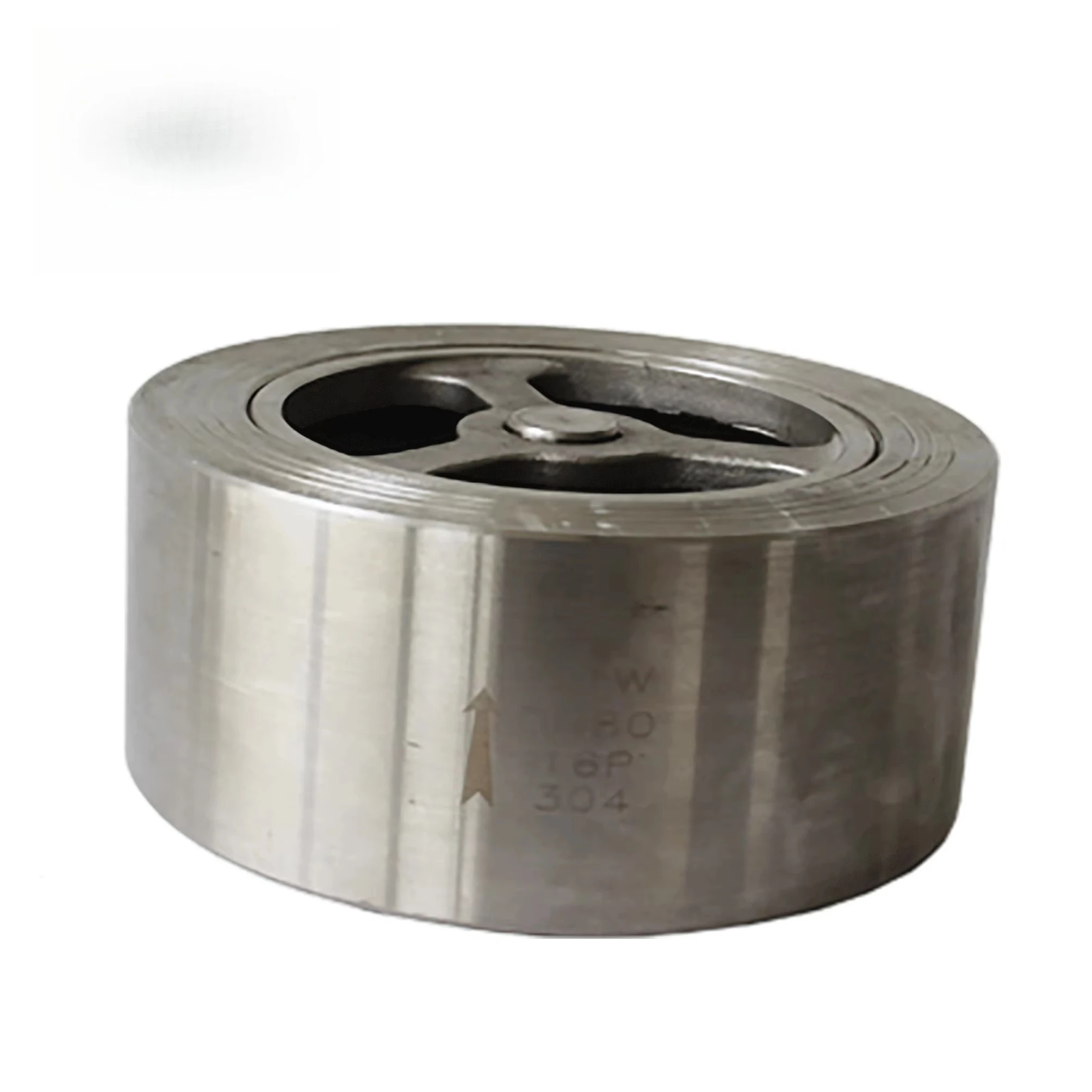 CF8 Stainless Steel Rounded Dual Clamp Wafer Check Valve Supply For Petroleum