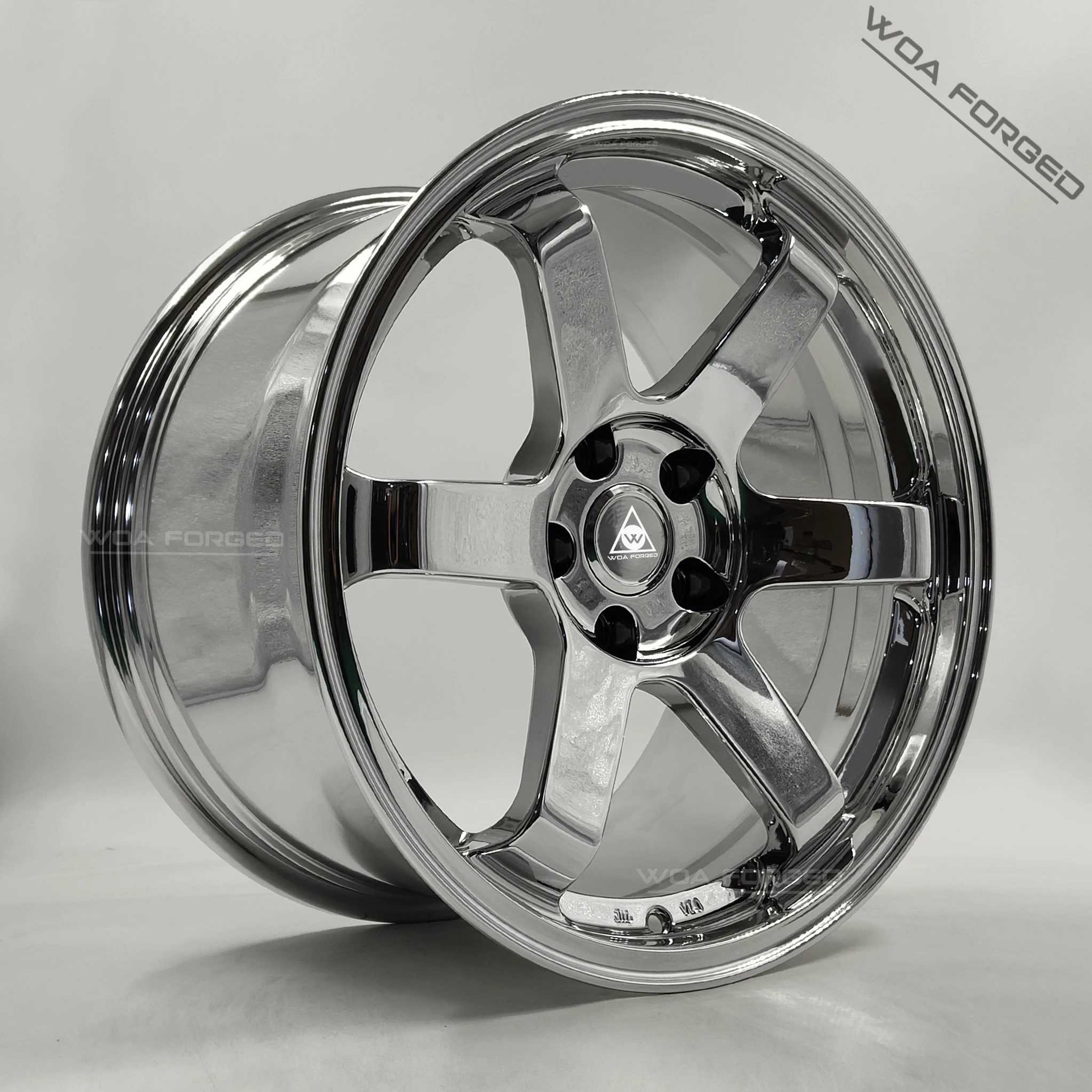 

Customized new 6061-T6 TE37 Lightweight Design Chrome Polished Aluminum Forged Wheels 18-22 Inch 5X112 5x120 5x114.3 20mm 25mm