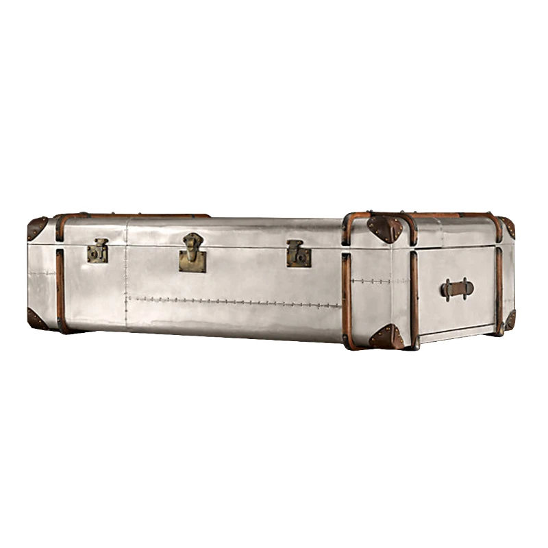 Wholesale Supplier Retro Style Aviator Trunk Coffee Table Aviation Coffee Table