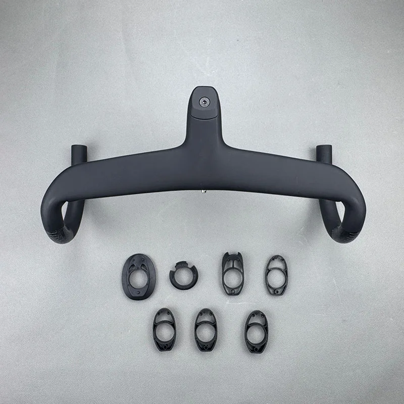 TMAEX SL8 Black Logo Road Bicycle Handlebar , with Free Mount Handlebar Bicycle Accessories ,Di2 Bar 28.6mm