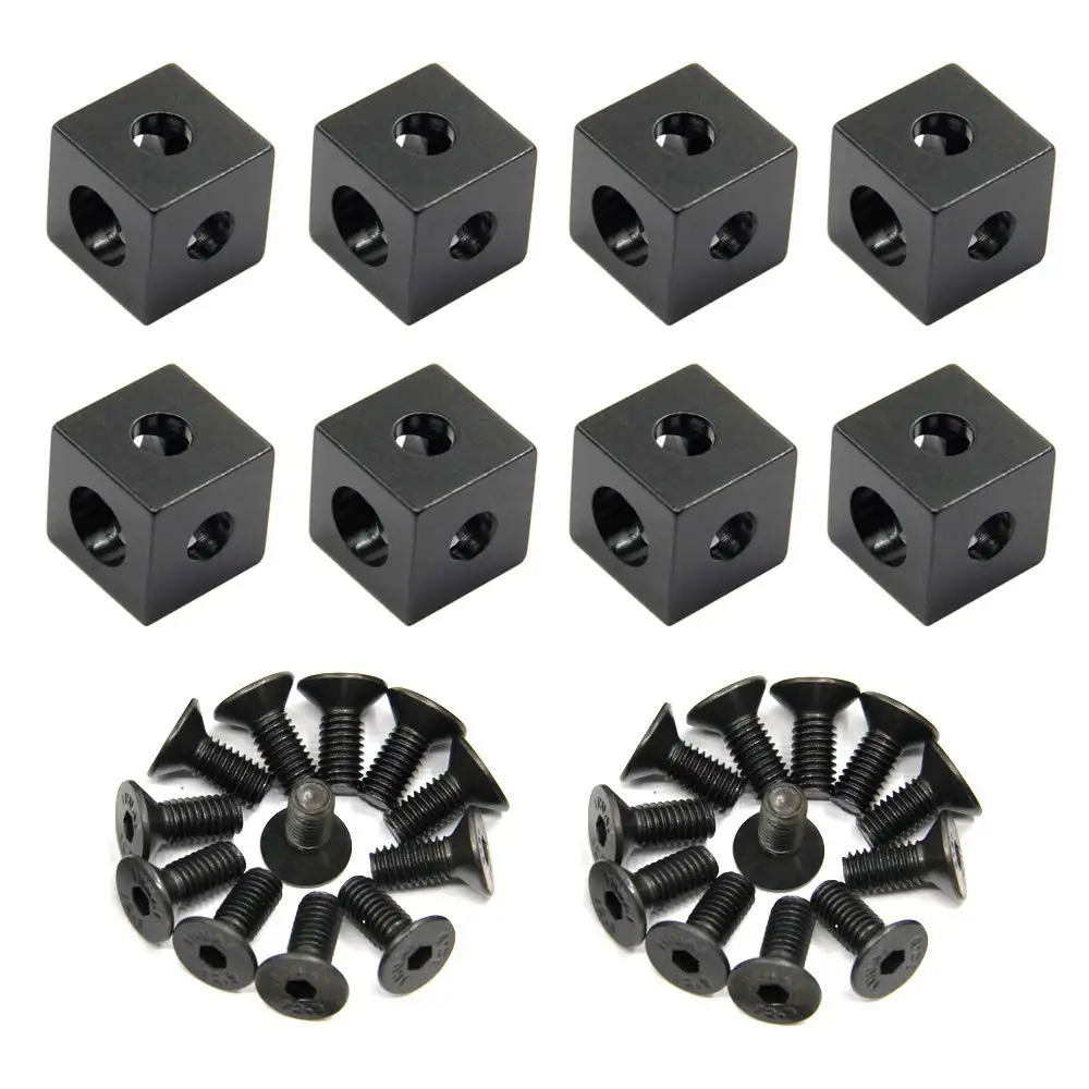 8 teile/paket 2020 Aluminium Block Cube Prisma Stecker Rad Regler Ecke für 6mm Slot Aluminium Extrusion Profil 2020 Serie – Detail 28