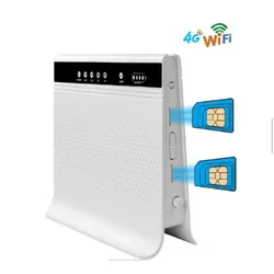 SMA External Antenna Mobile wireless wifi router 4g high-speed wireless 4G modem WiFi router with dual SIM card slot