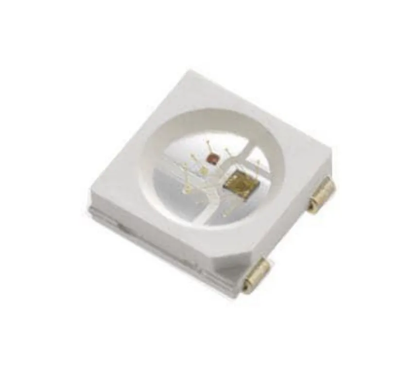 （10pcs）LTST-E563CEGBW PLCC-4 LITEON Red/Green/Blue 5 mm x 5 mm 630nm/535nm/475nm 19 mA 120° Surface Mount LED