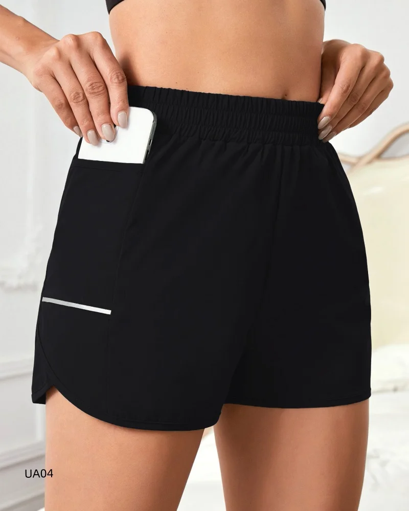 Women's Quick Dry Running Shorts Summer Sports Gym Shorts Elastic Waist Y2K Aesthetic Casual Lounge Shorts for Yoga Fitness