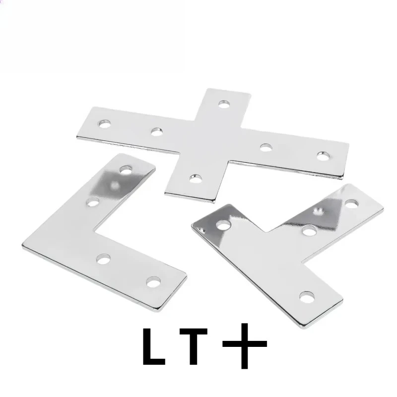 L/T Cross Type Aluminium Profiles Corner Bracket Carbon Steel Aluminum Extrusion Profile Plate Fasteners 3030/4040 Plate