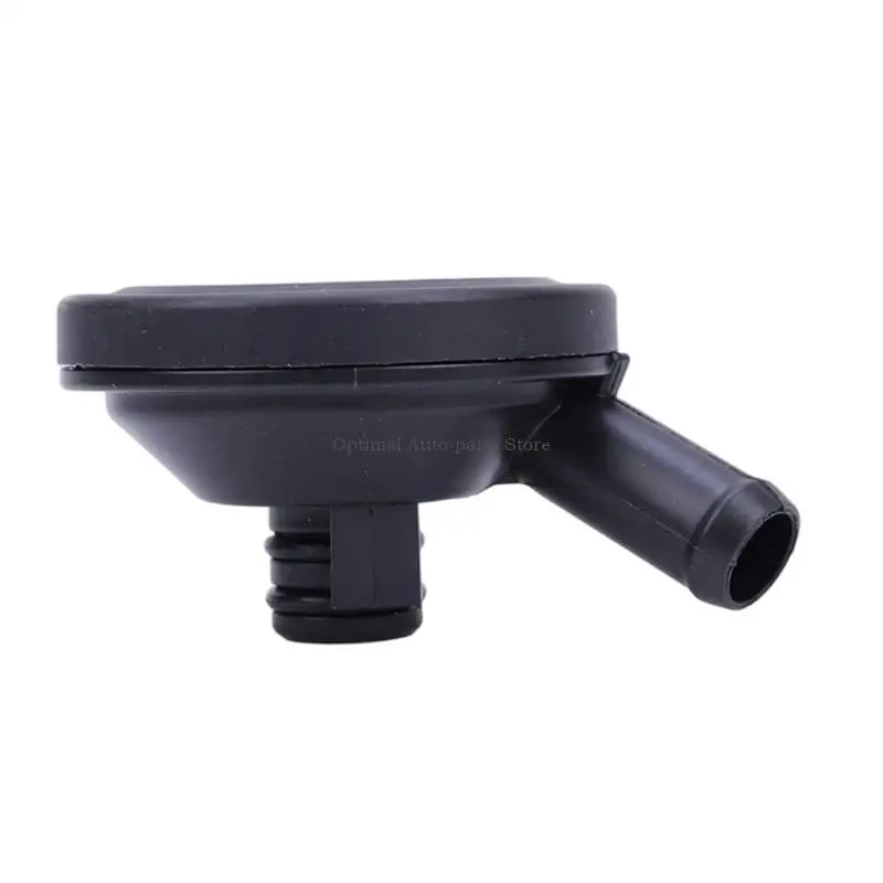 Crankcase Ventilation Valves with Round Housing and Angled Hose Ports, Identified by Parts 8200291355 and 8200184165 for Megane
