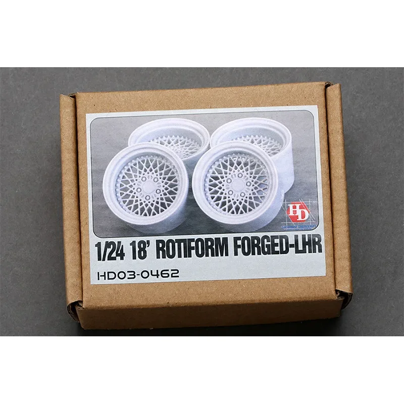 Hobby Design HD03-0462 1/24 18' Rotiform Forged-LHR Wheels Hand Made Arts Hobbyist Gift for Professional Adults