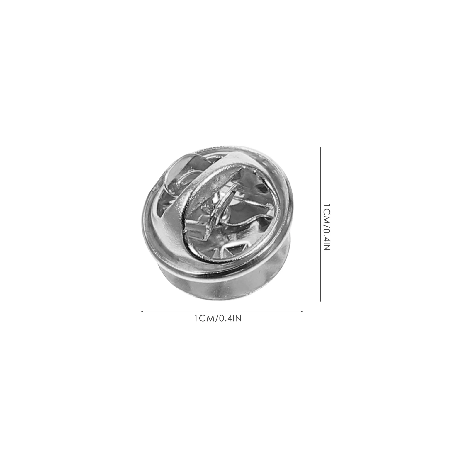 

50 set Back Clutch Locking Enamel Pin Backs Badge Brooch Tie Tack Replacement Mini Metal Locking Pin Clutch For Diy Jewelry