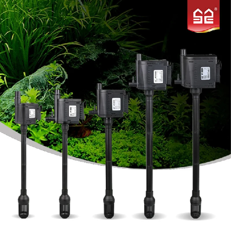 220-240V 6W 12W 20W 25W 45W Sunsun 3 in 1 Multi Functions Submersible Pump + Filter + Add Oxygen For Aquarium Fish Tank