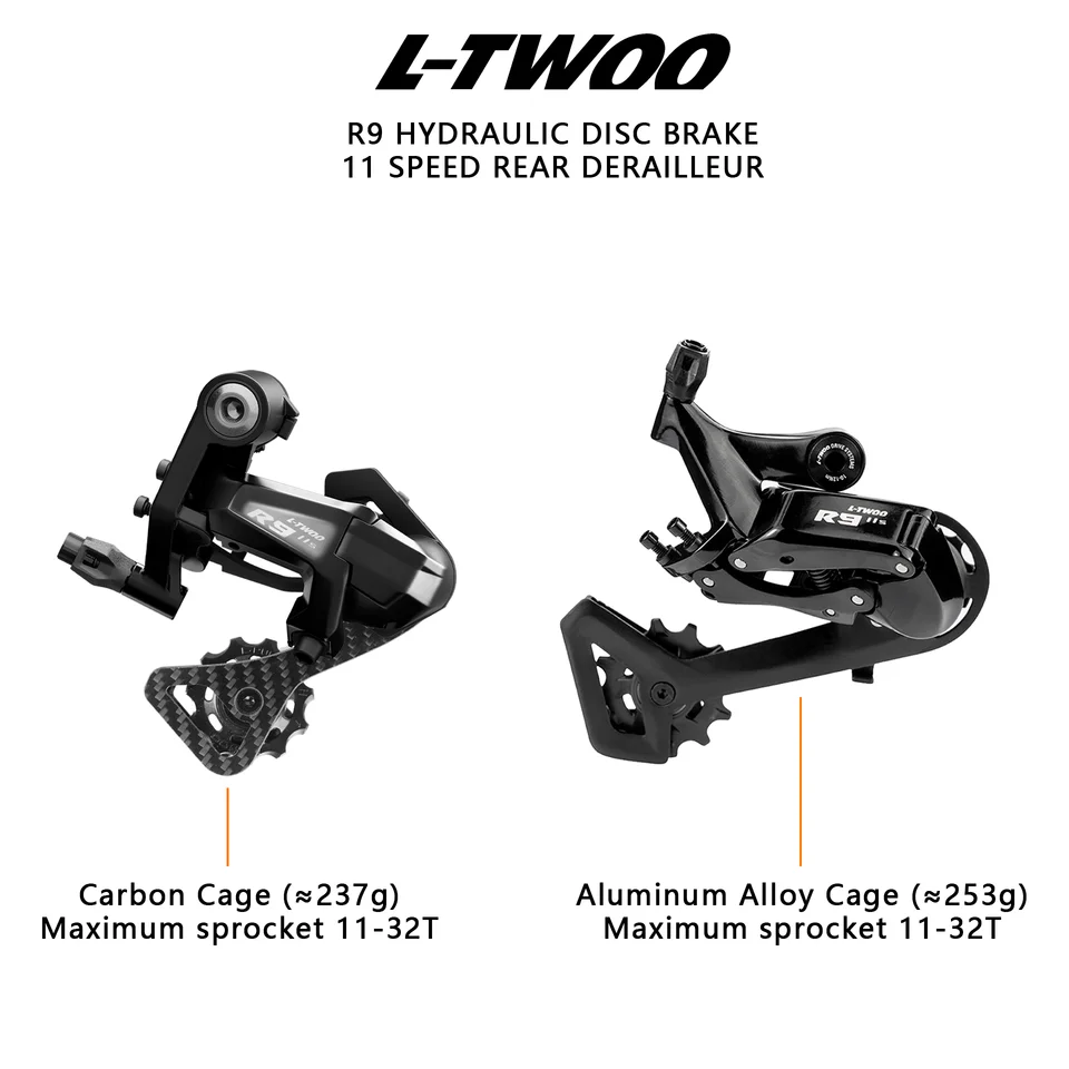 LTWOO R9 ロード油圧ディスクブレーキグループセット 2x11 22速