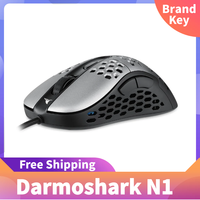 Darmoshark GN1/N1 Wireless Wired Gaming Hollow Lightweight Mouse PMW3389 ZEUS6400 Macro Defines The Wired Gaming Mouse