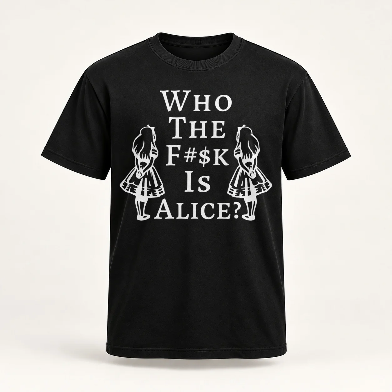 Who The F Is Alice? Classic Women T-Shirt quick-drying hippie clothes summer tops designer clothes Women luxury