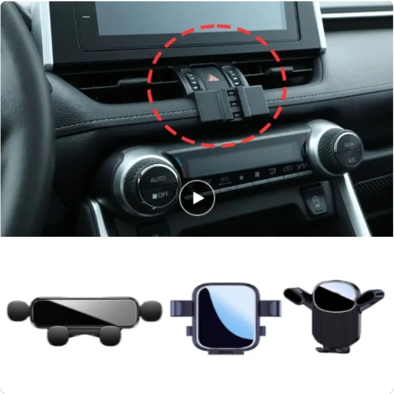 

Car Phone Holder For Toyota RAV4 2020 2021 2022 2023 Fixed Bracket Base Special Car Phone Mounts