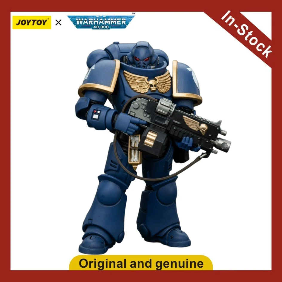 In Stock Original JOYTOY Dark Source Warhammer 40K Ultramarines Imperial Fist Holy Blood Arbiter Figure Model Collection Gift